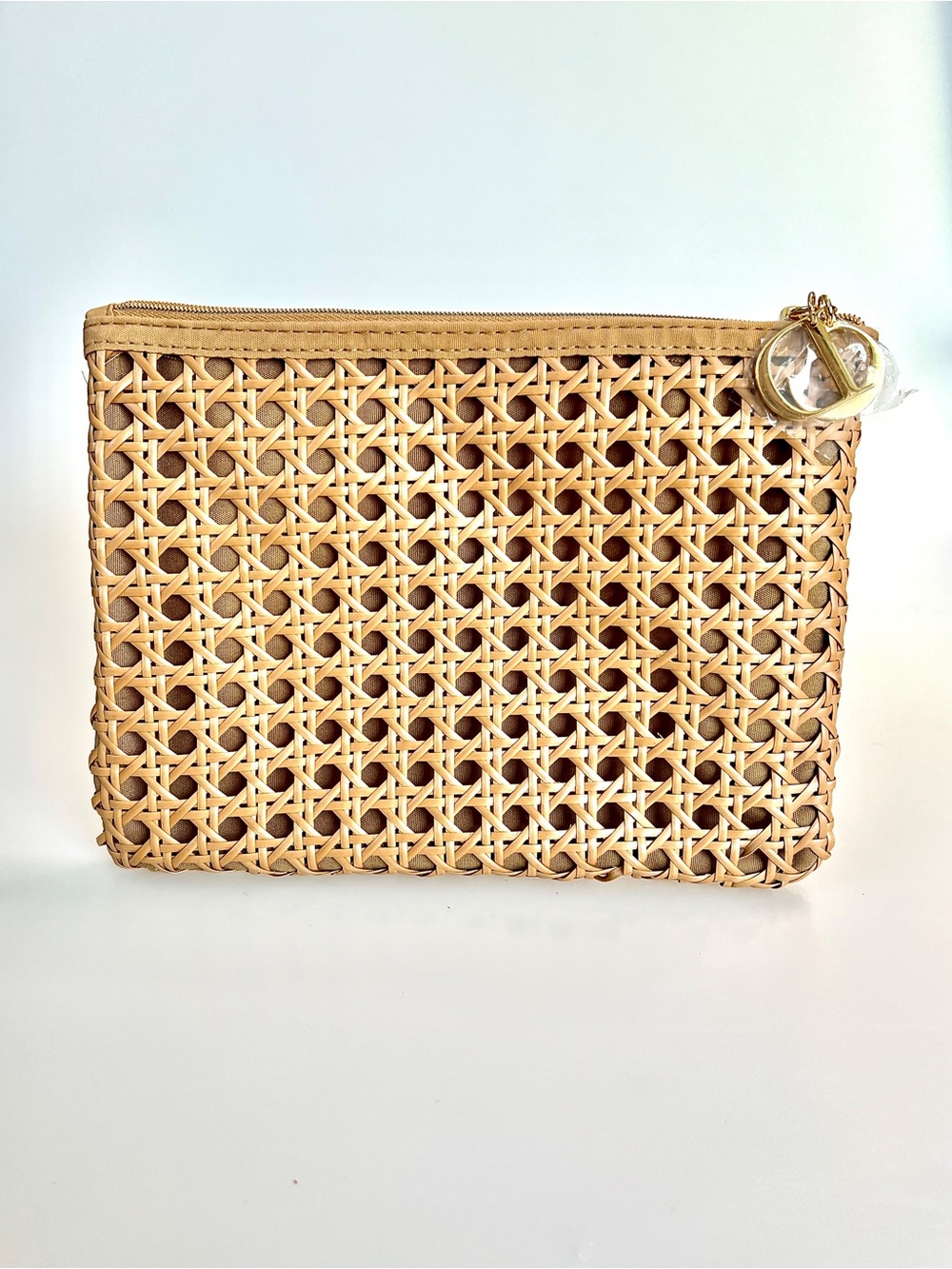 Dior Raffia Cosmetic Pouch Bag limited edition 2026 NIB - Picture 8 of 11